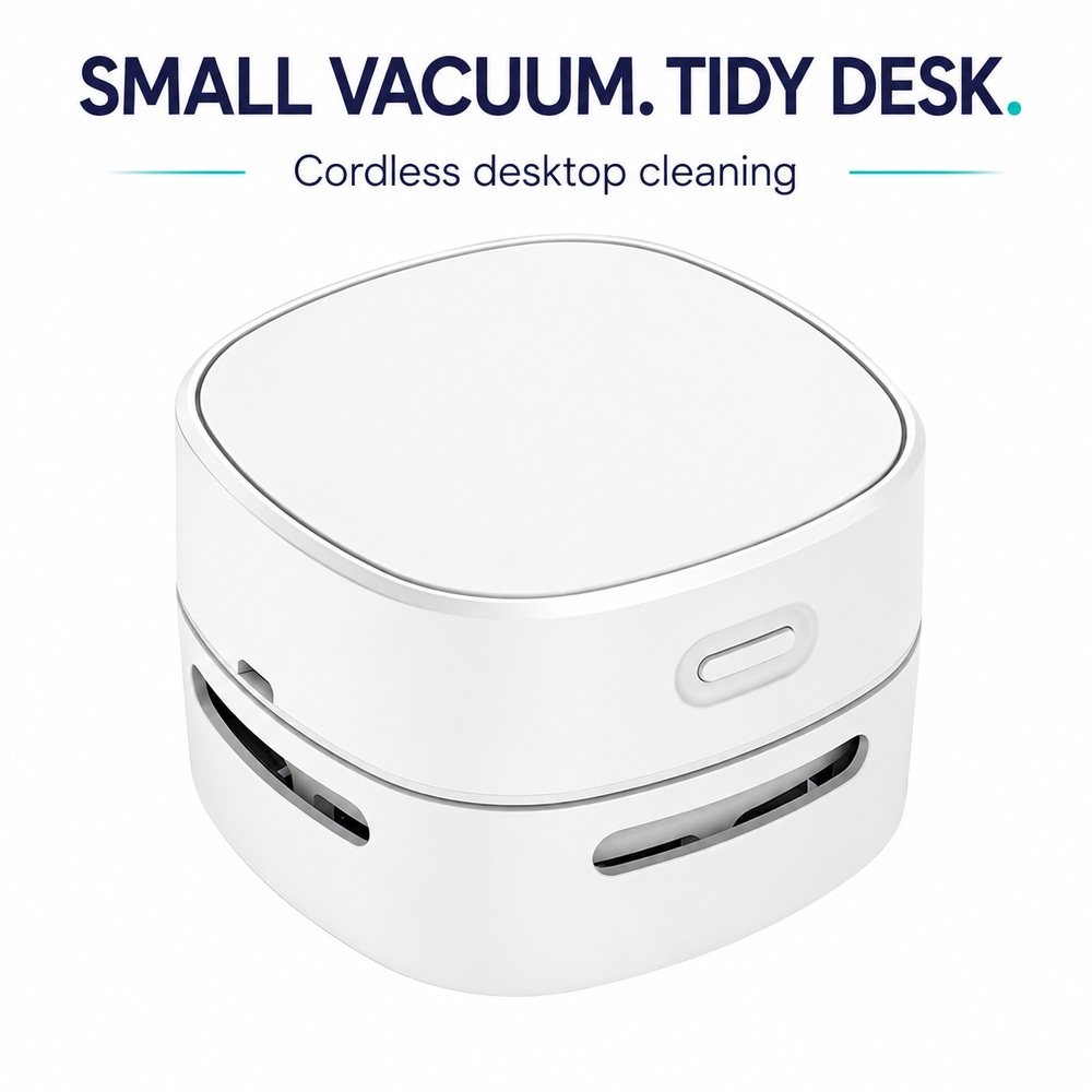 Mini Desktop Vacuum Cleaner For Eraser Dust - Mini aspirateur de bureau sans fil,