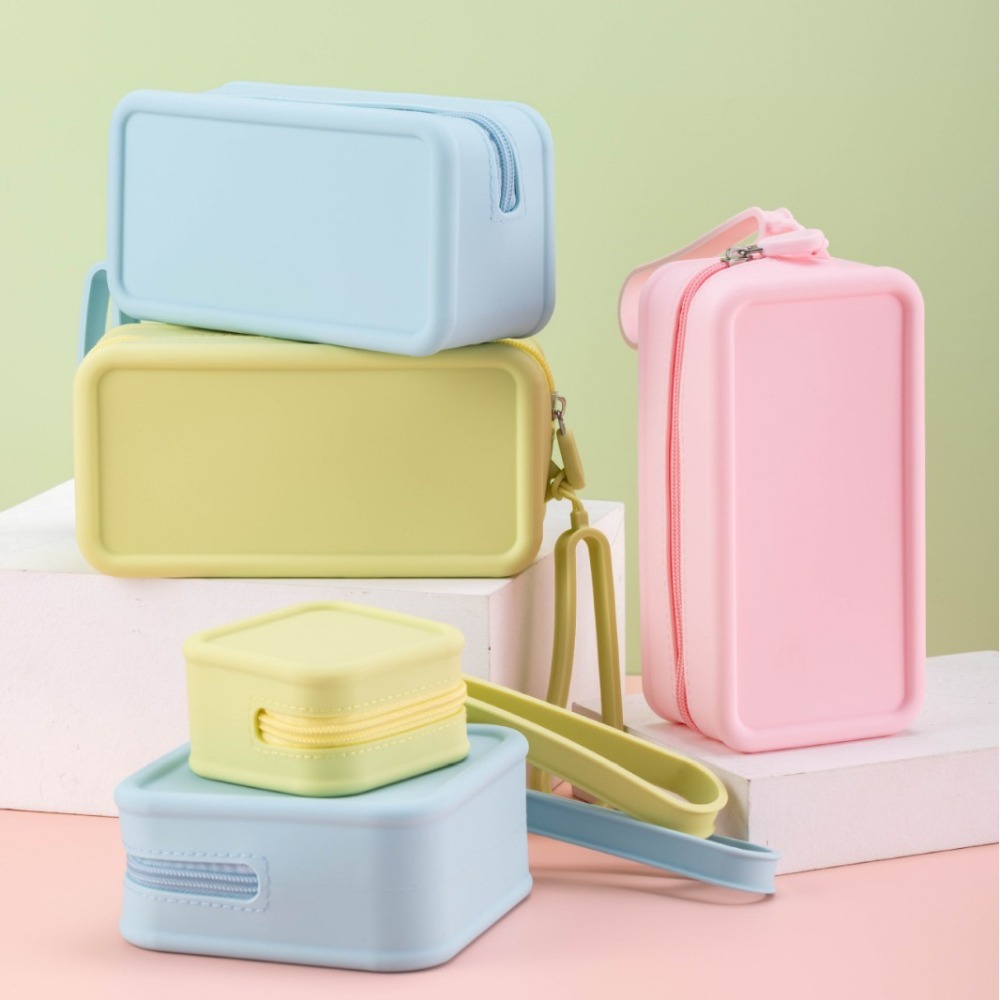 Stationery - Porte-monnaie en silicone portable, étanche, avec