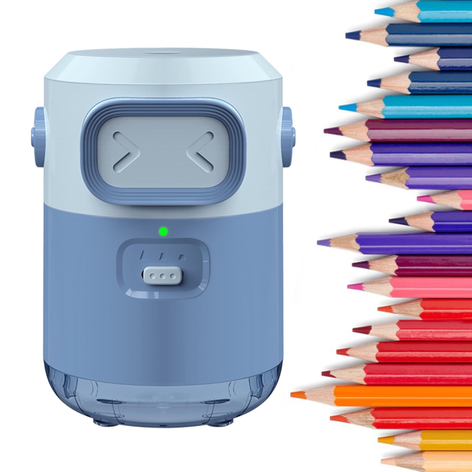 Electric Pencil Sharpener Usb - Taille-crayon électrique entièrement automatique, rechargeable 2000