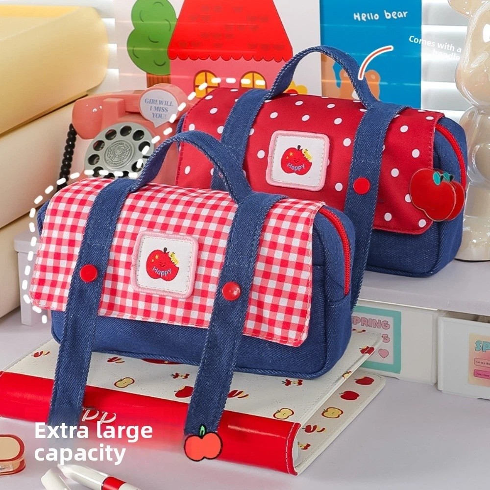 Trousse à crayons en jean moti - Aesthetic Large Pencil Case Pouch avis et prix