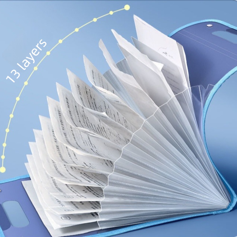 Porte-documents accordéon tran - Expandable Accordion File Folder 13 Pockets avis et prix