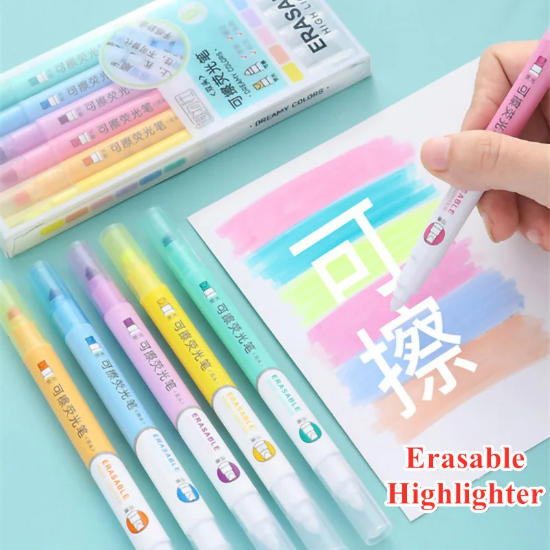 Ensemble de surligneurs effaça - Pastel Highlighter Set Double Ended avis et prix