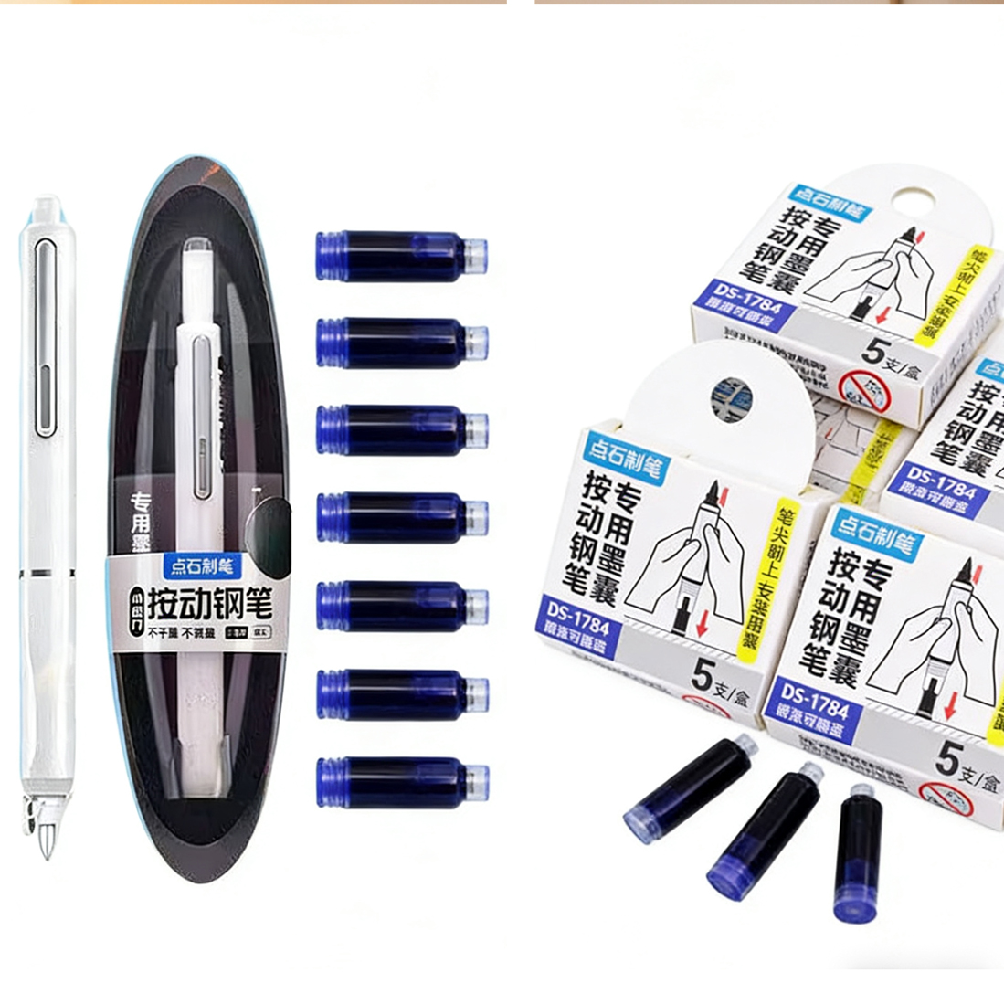 Stylo à pression à Capsule eff - Retractable Eraser Pen Click avis et prix