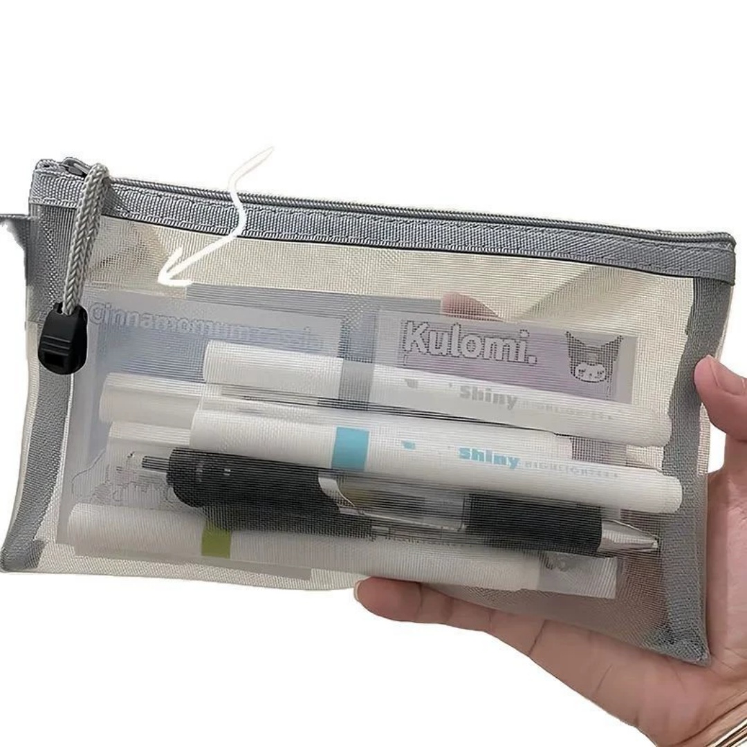 Pochette de rangement pour cra - Clear Mesh Pencil Pouch For Exam avis et prix