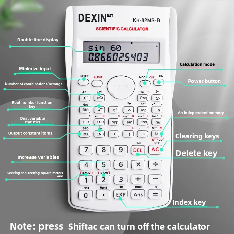 Calculatrice scientifique pour - Scientific Calculator For Secondary School avis et prix