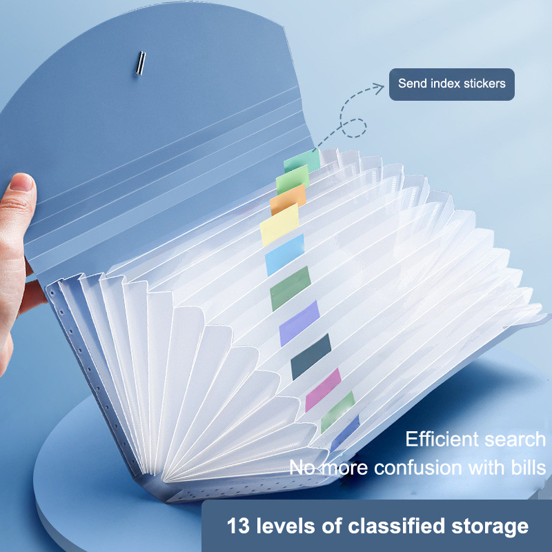 Porte-documents accordéon à 13 - Expandable Accordion File Folder 13 Pockets avis et prix